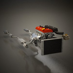 3d model of r4 engine -