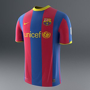 barcelona - jerseys 3d model