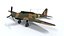 3D model Low Poly Cartoon Fairey Battle WWII Airplane
