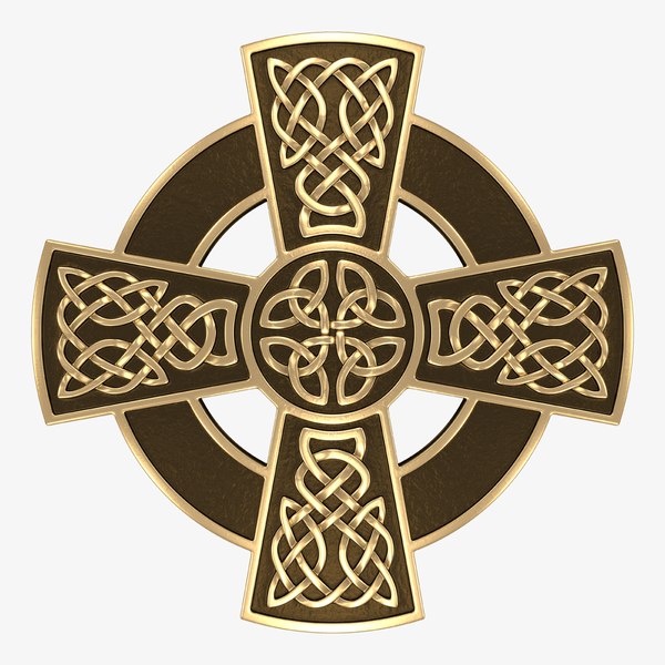 3D celtic cross model