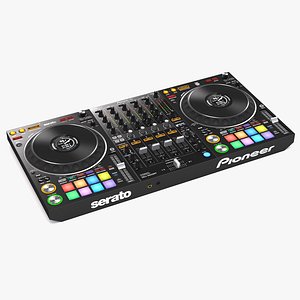 Pioneer DJ Set 5 DJS 1000 DJM0750 MK2 And CDJ 3000 Nexus 3D Model