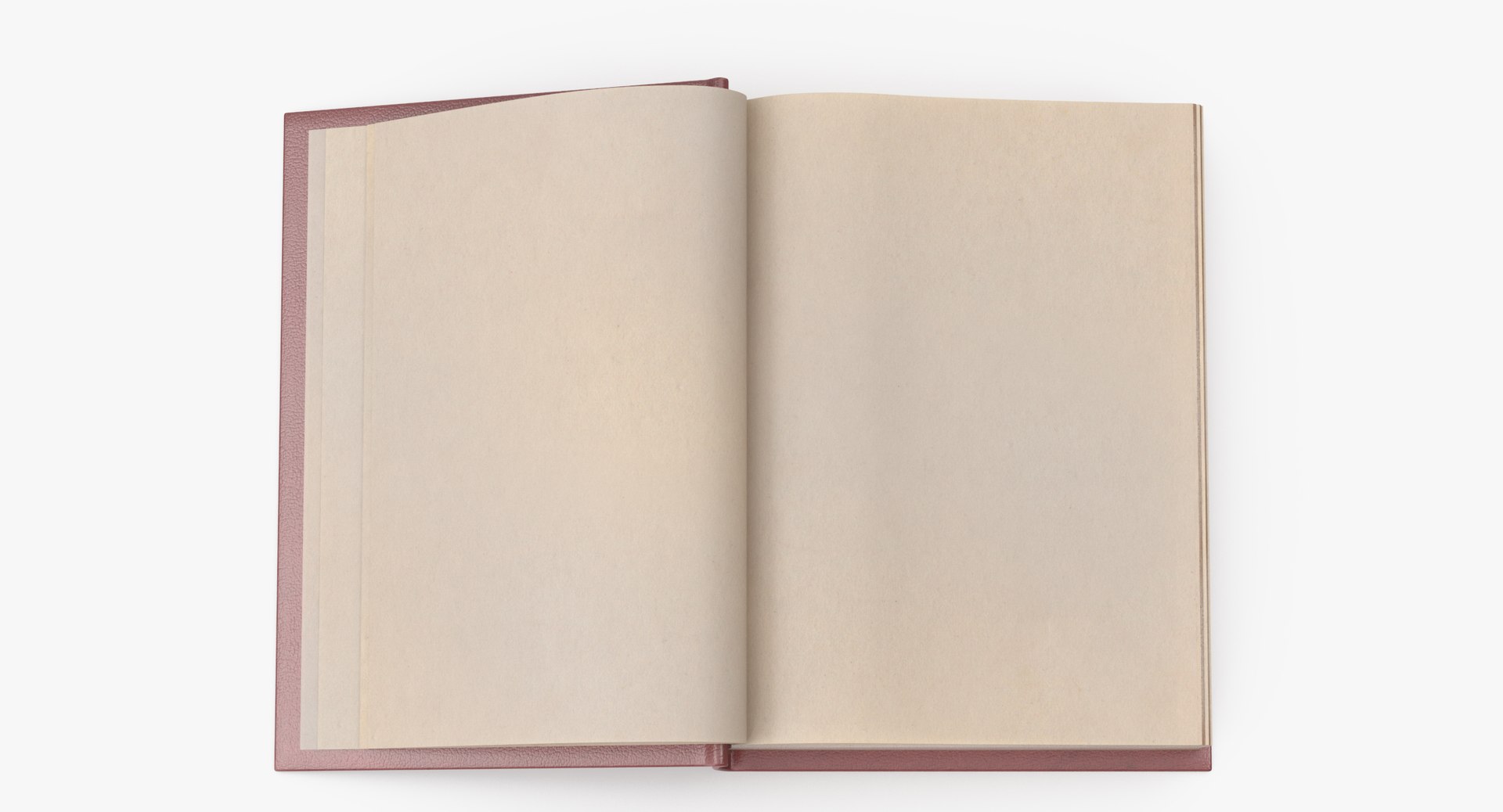 3d Model Classic Book 05 Open