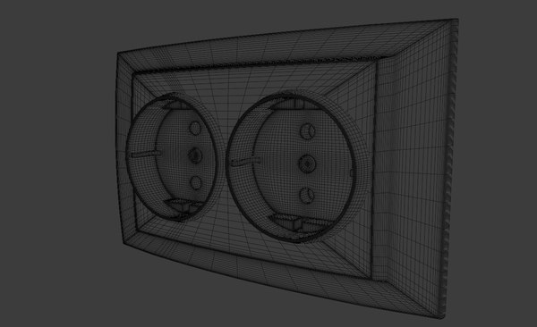 3D double type f electrical model - TurboSquid 1588911