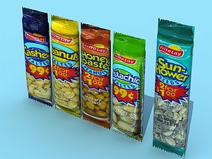 packaged nuts 3d model