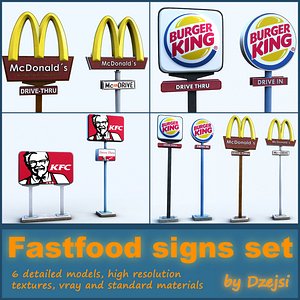 Road signs - set