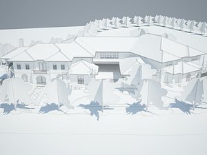 3D mansion texas model