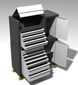 boxes mechanical work 3d model