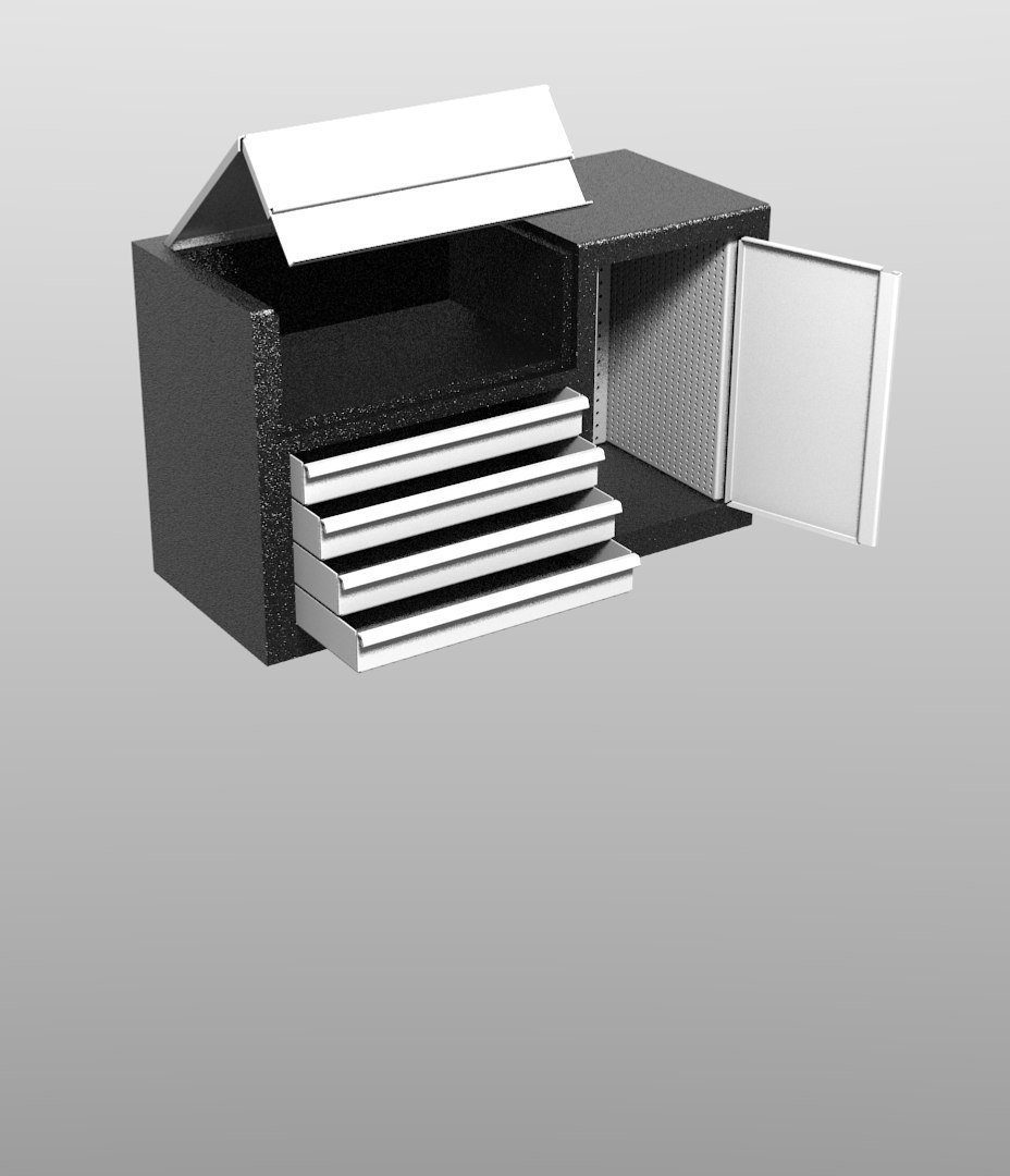 Boxes Mechanical Work 3d Model
