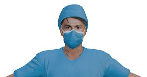 High-Quality 3D Doctor Character 3D