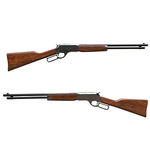 Carbine Classic Rifle Western 3D model