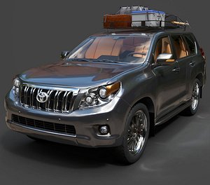 Toyota Land Cruiser Prado Off-Road SUV - Hyper-Detailed 3D Asset