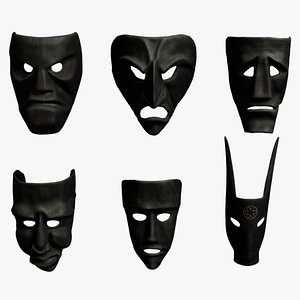3D Sardinian Masks model