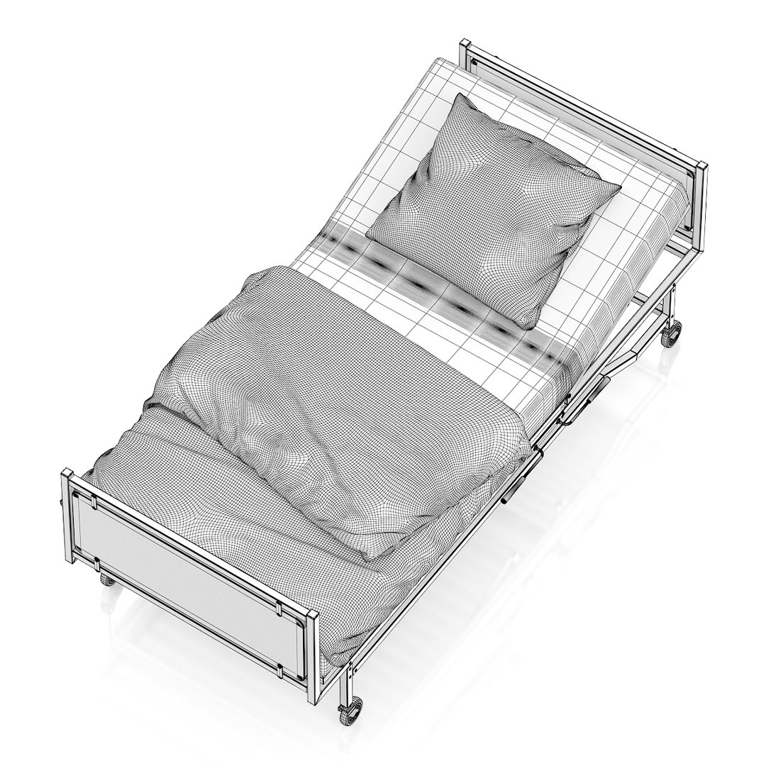 brown hospital bed max