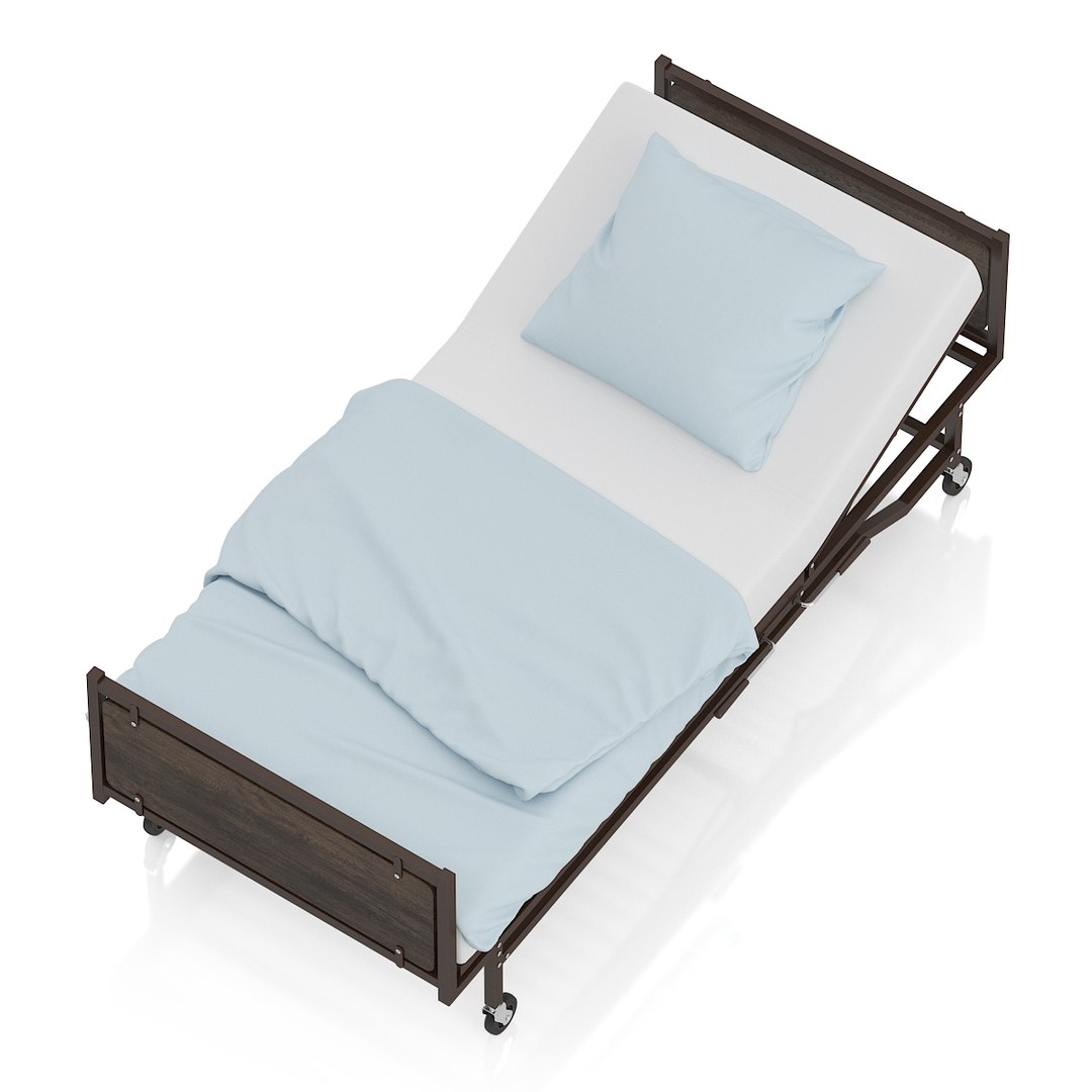 brown hospital bed max