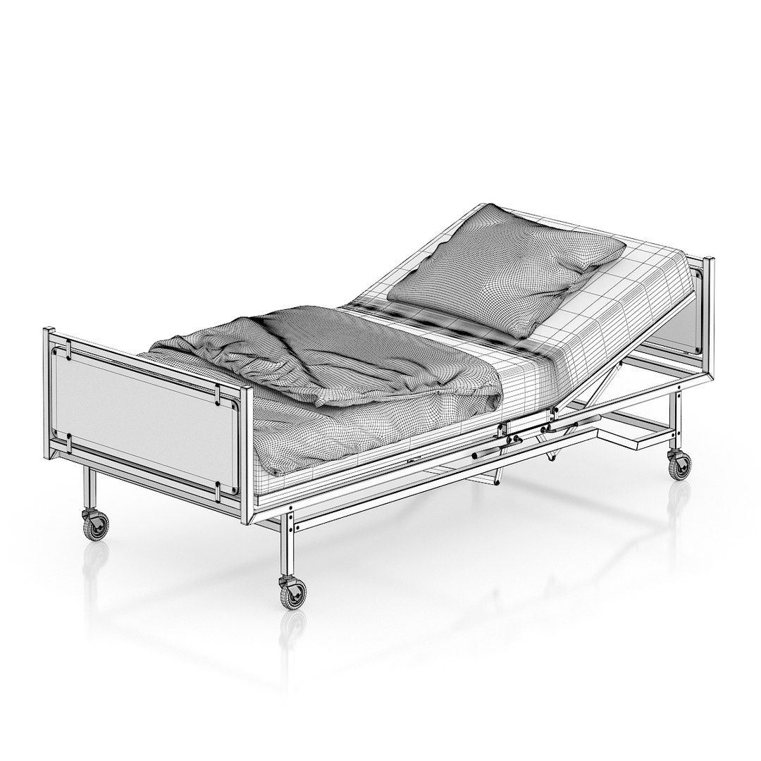 brown hospital bed max