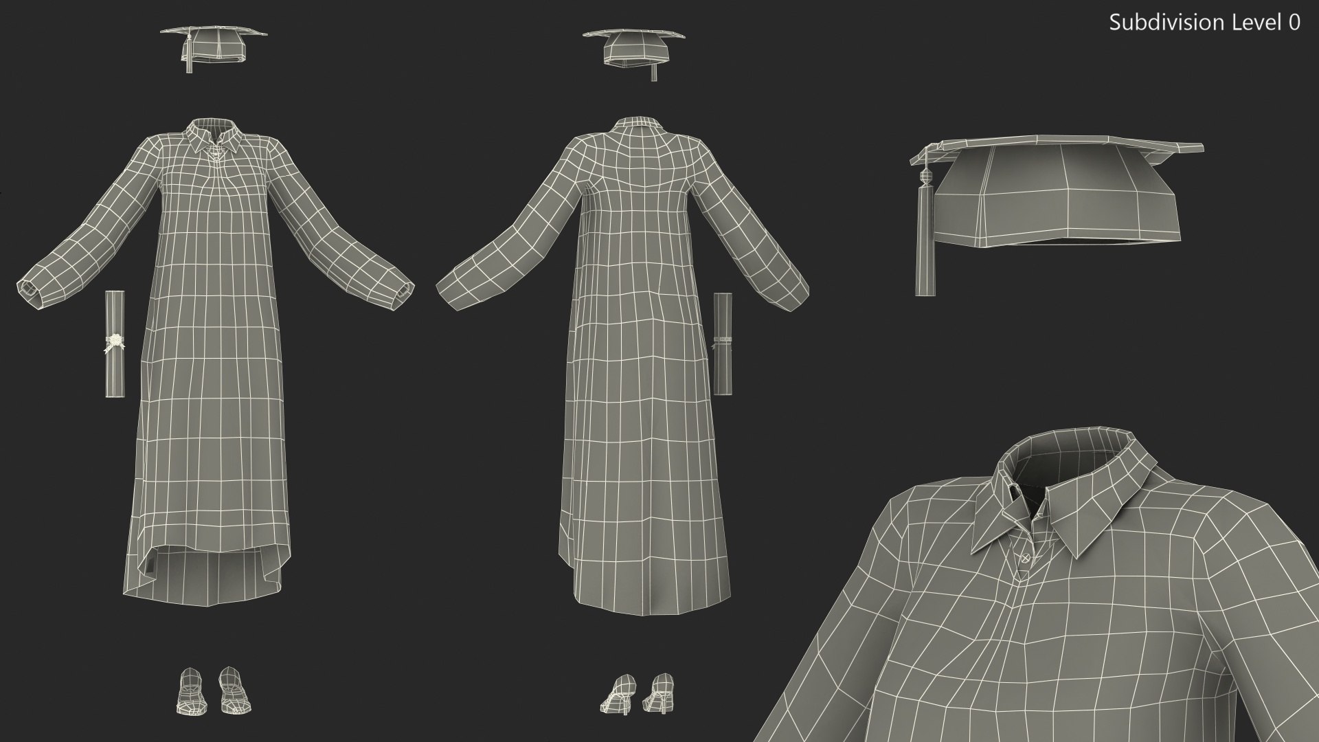 3D black graduation gown cap https://p.turbosquid.com/ts-thumb/WA/FCFnin/SBuKF5uf/blackgraduationgownandcapc4dmodel017/jpg/1597486005/1920x1080/fit_q87/bf9971b8b63d522f3be164288920e660180f5866/blackgraduationgownandcapc4dmodel017.jpg