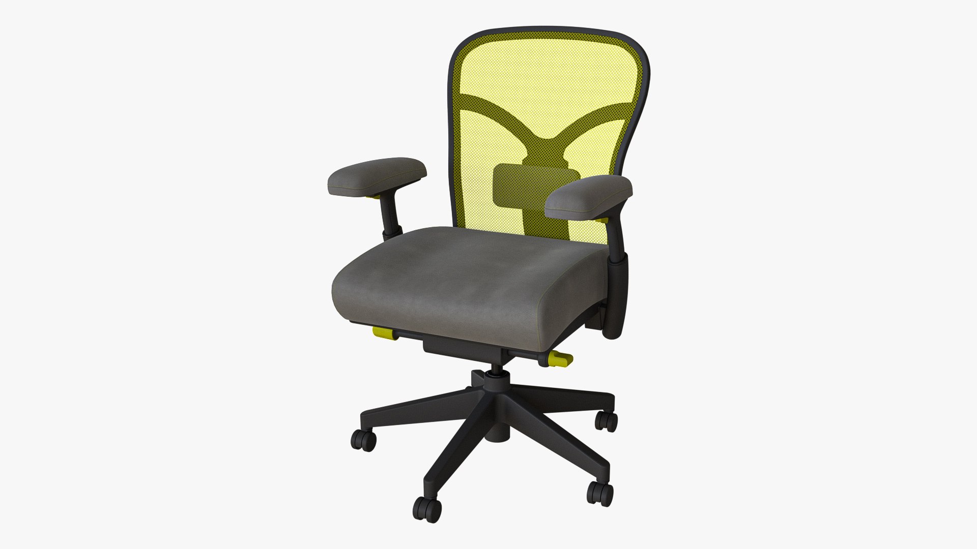 3D Low Back Ergonomic Office Chair Leather Model TurboSquid 2122488