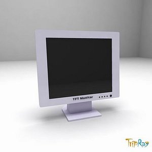 free monitor 3d model