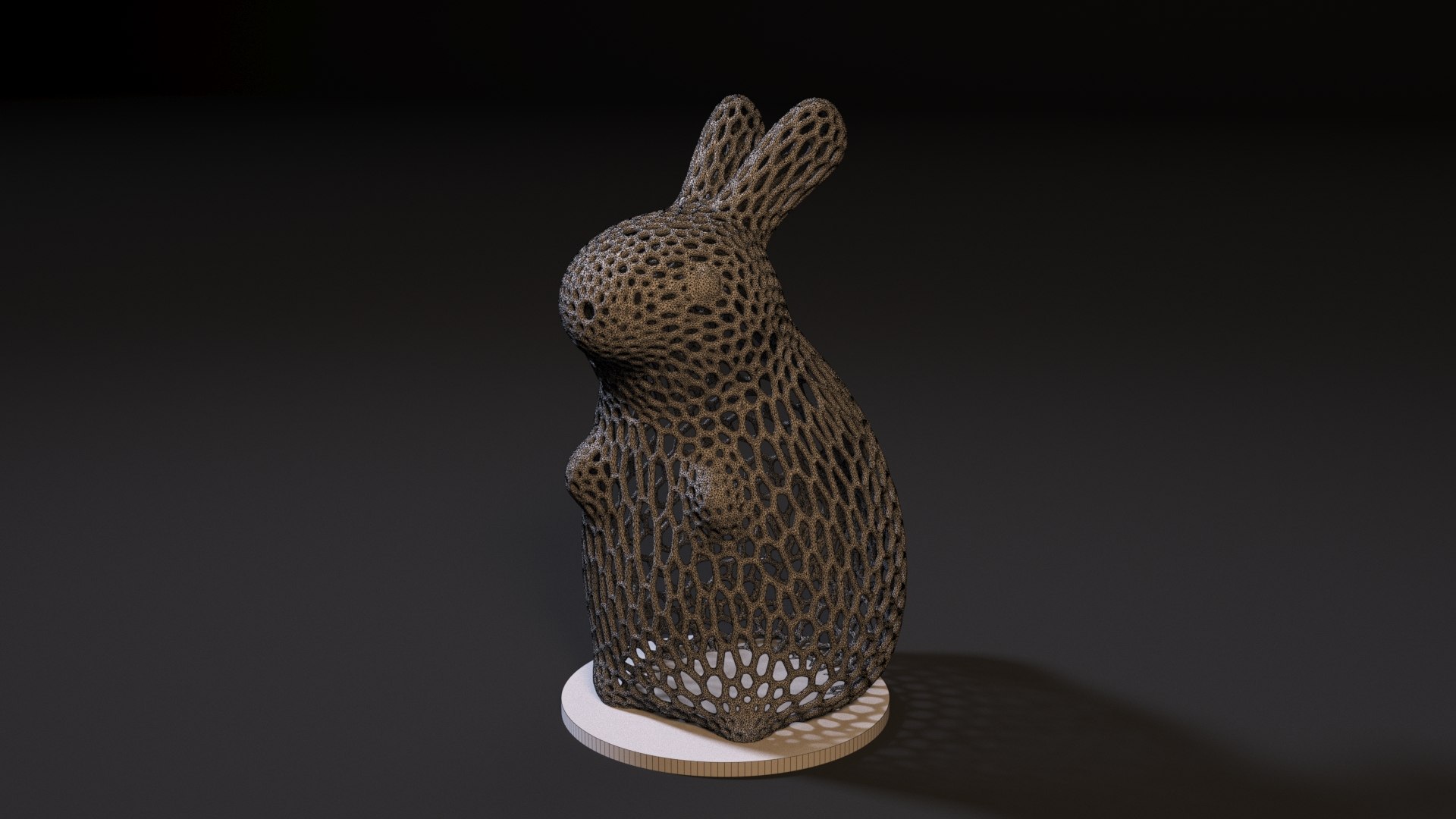 Rabbit Voronoi Bunny 3D Model - TurboSquid 1531226