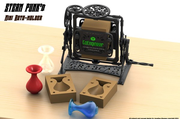 modelo 3d Mini-Rotomolder - TurboSquid 926086