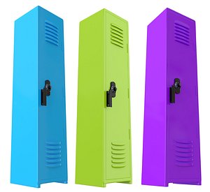 3D Locker Collection model
