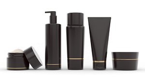 3D Cosmetic Bottles