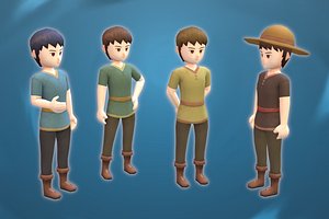 Stylized NPC - Peasant Nolant