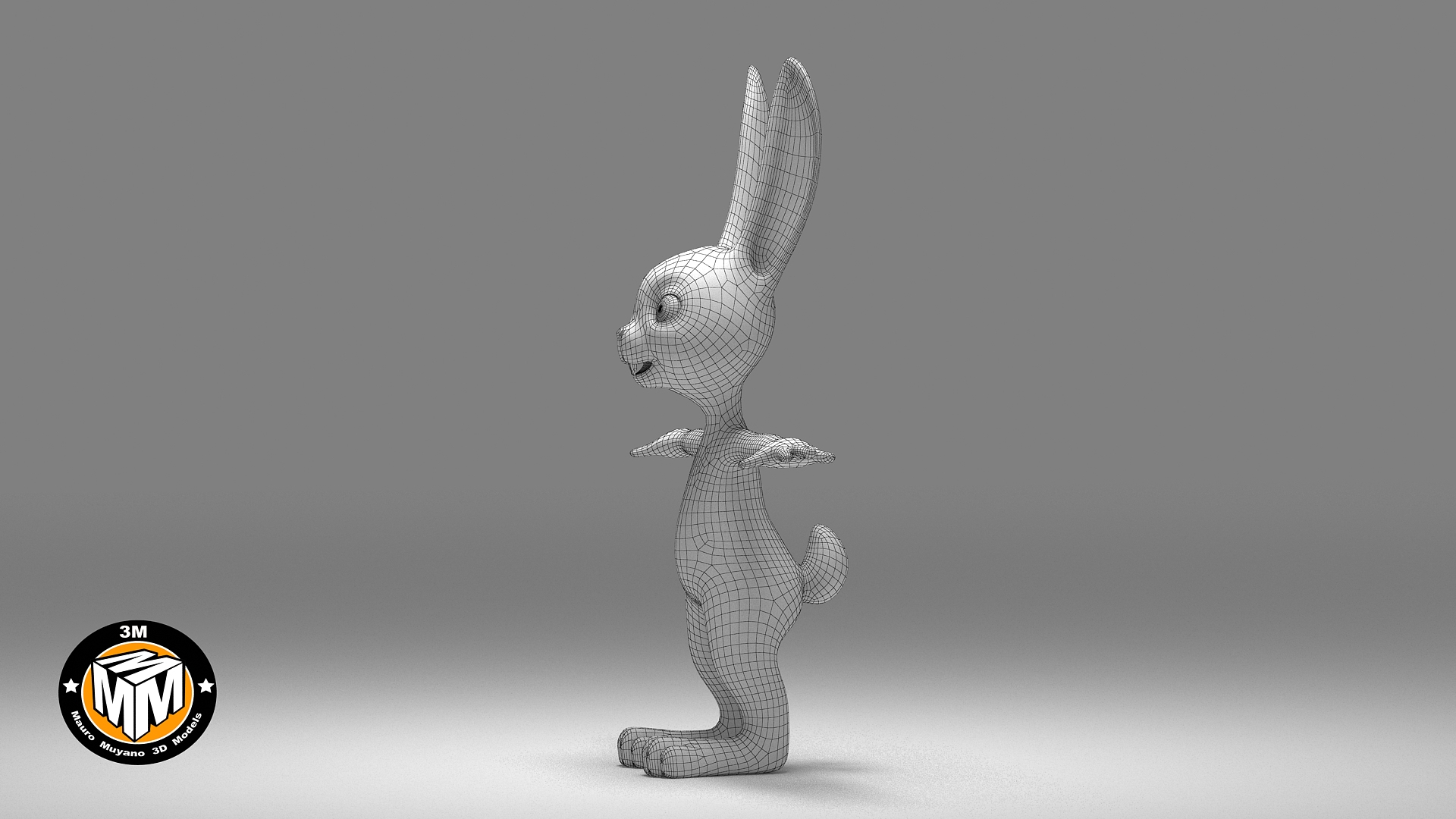Rabbit Easter Cartoon 3D - TurboSquid 1271762