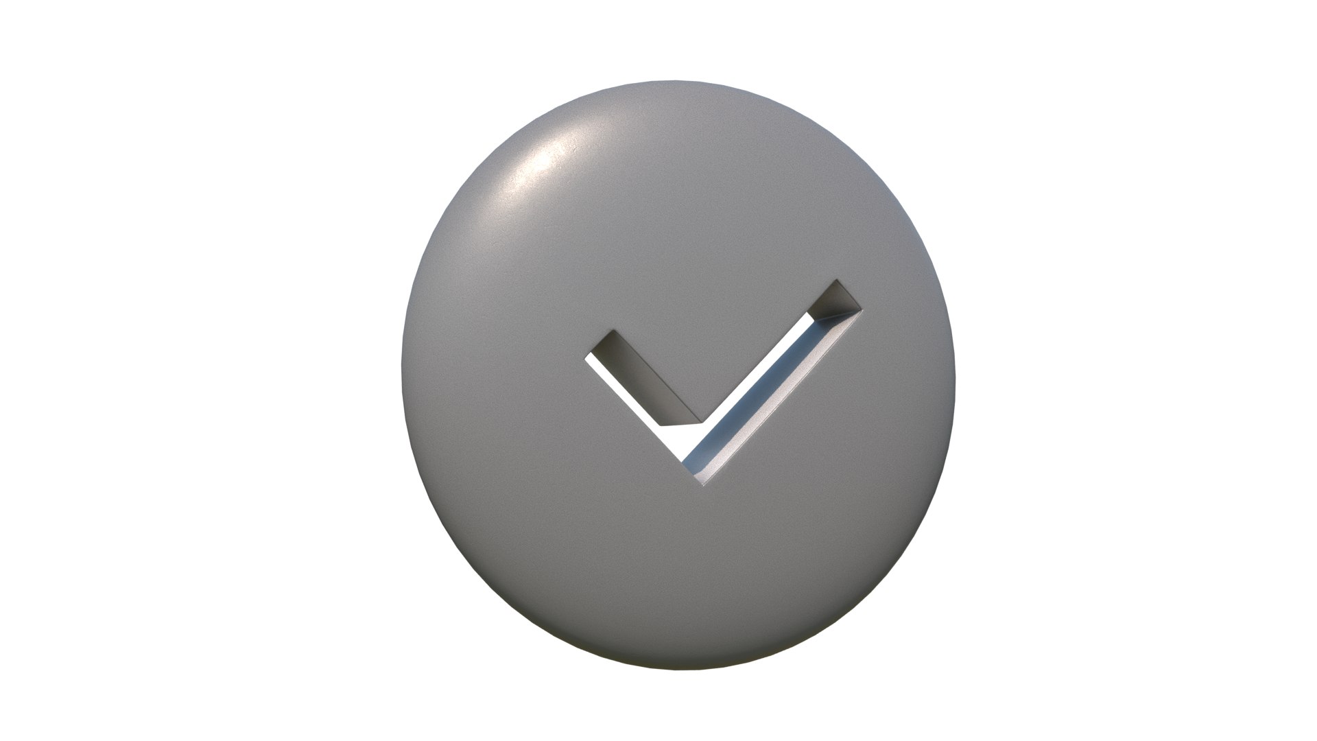 3D model check sign - TurboSquid 1645531