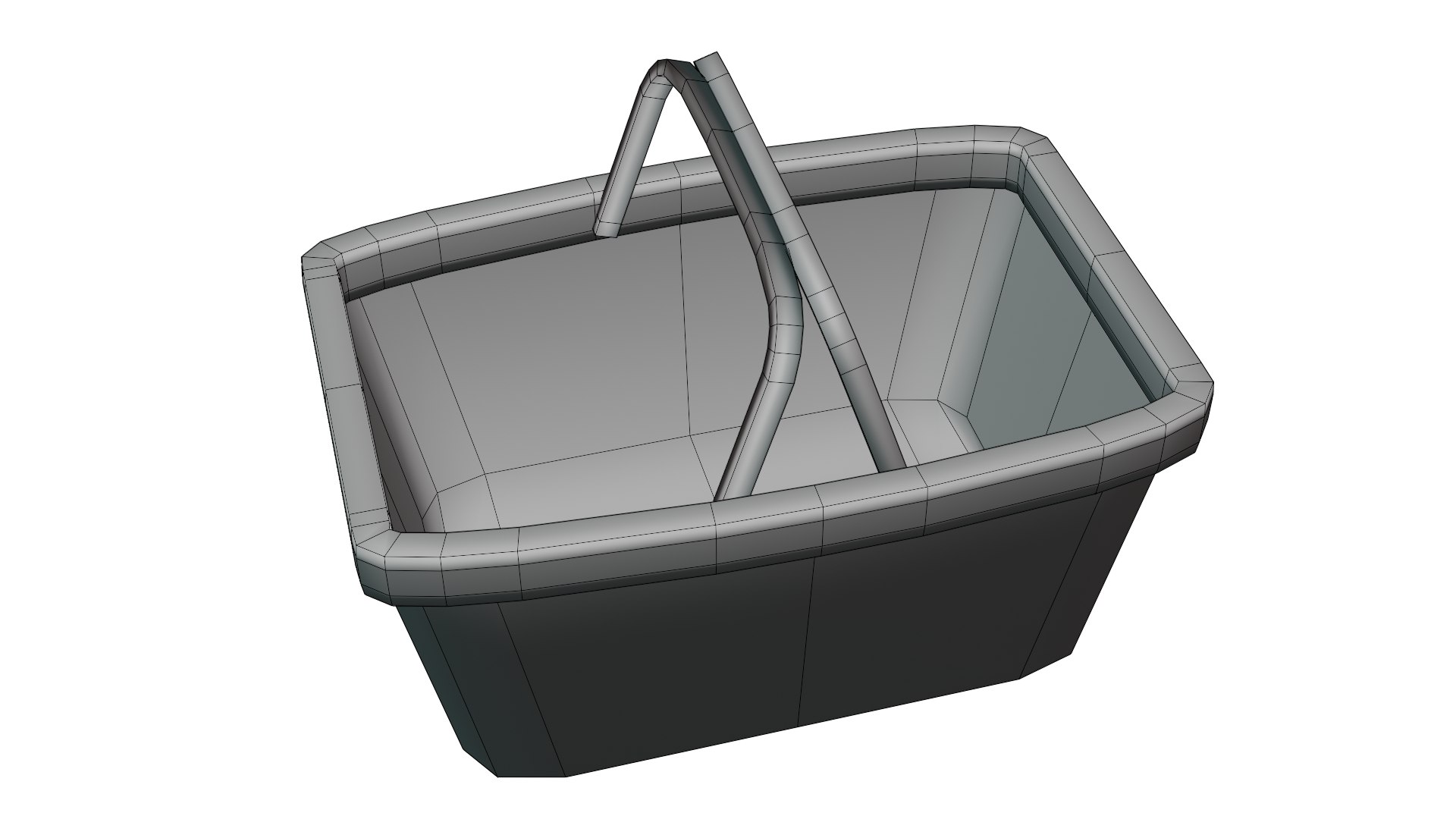 3D Shopping Cart And Basket Model - TurboSquid 2226548