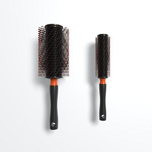 hair brushes 3d 3ds