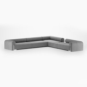3D LONGHI Hug Modular Sofa