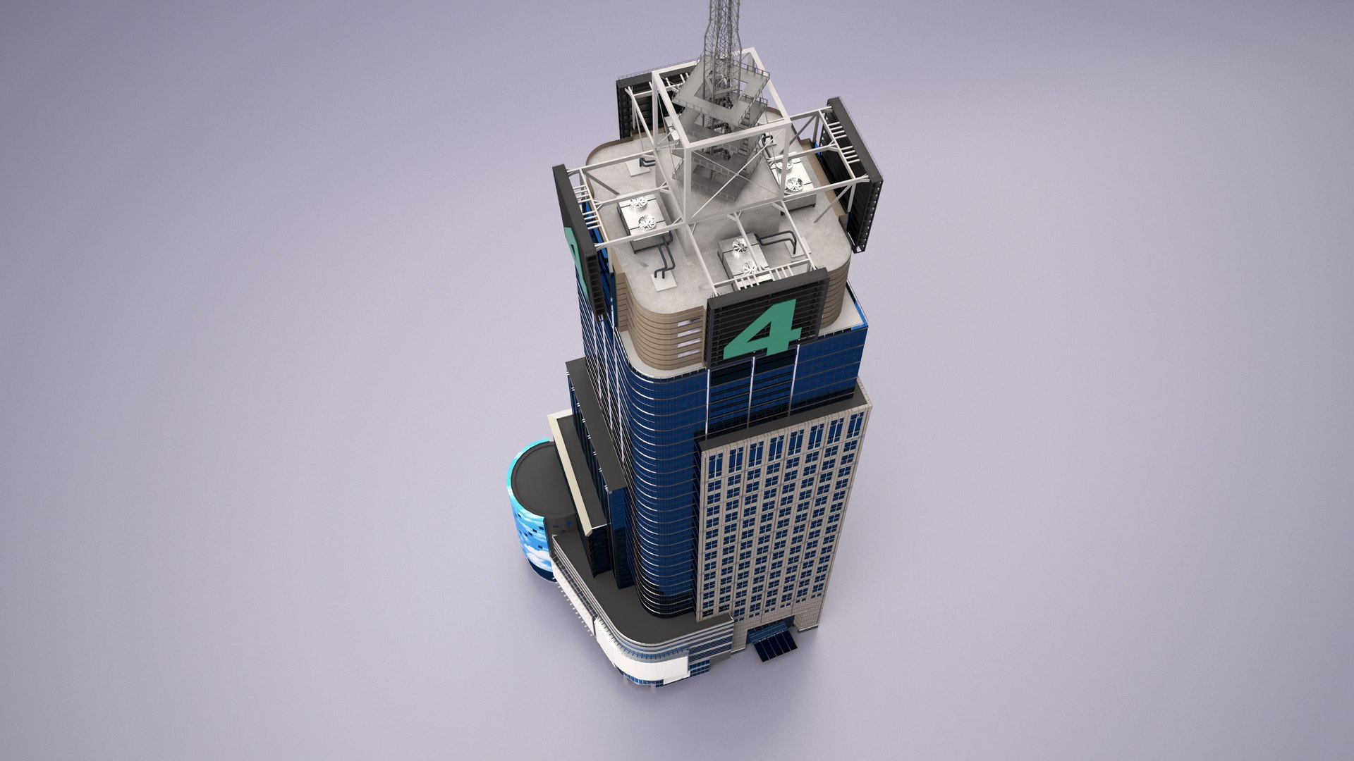 Modern Skyscraper Conde Nast Building 3D Model - TurboSquid 2204024