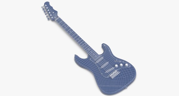 Electric guitar 3D model - TurboSquid 1359088