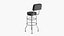 3D Bar Stool Collection model