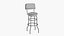 3D Bar Stool Collection model