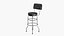 3D Bar Stool Collection model