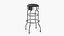 3D Bar Stool Collection model