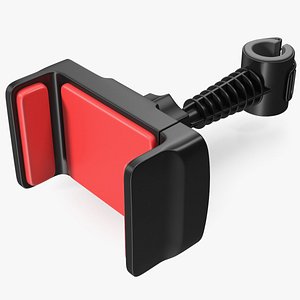 Quick Release Pipe Clamp Phone Holder 3D model