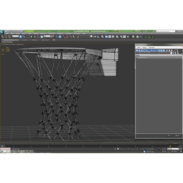 thumbnail image 2 of Spalding Standard Basketball Rim With Net - Regulation Size Steel Hoop For Backboards 2 of 13
