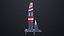 Yacht Barca a vela 02 Blu Tutte le texture PBR Unity UE