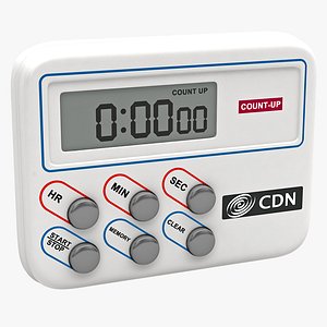 CDN TM8 Multi-Task Digital 24 Hour Kitchen Timer with Clock