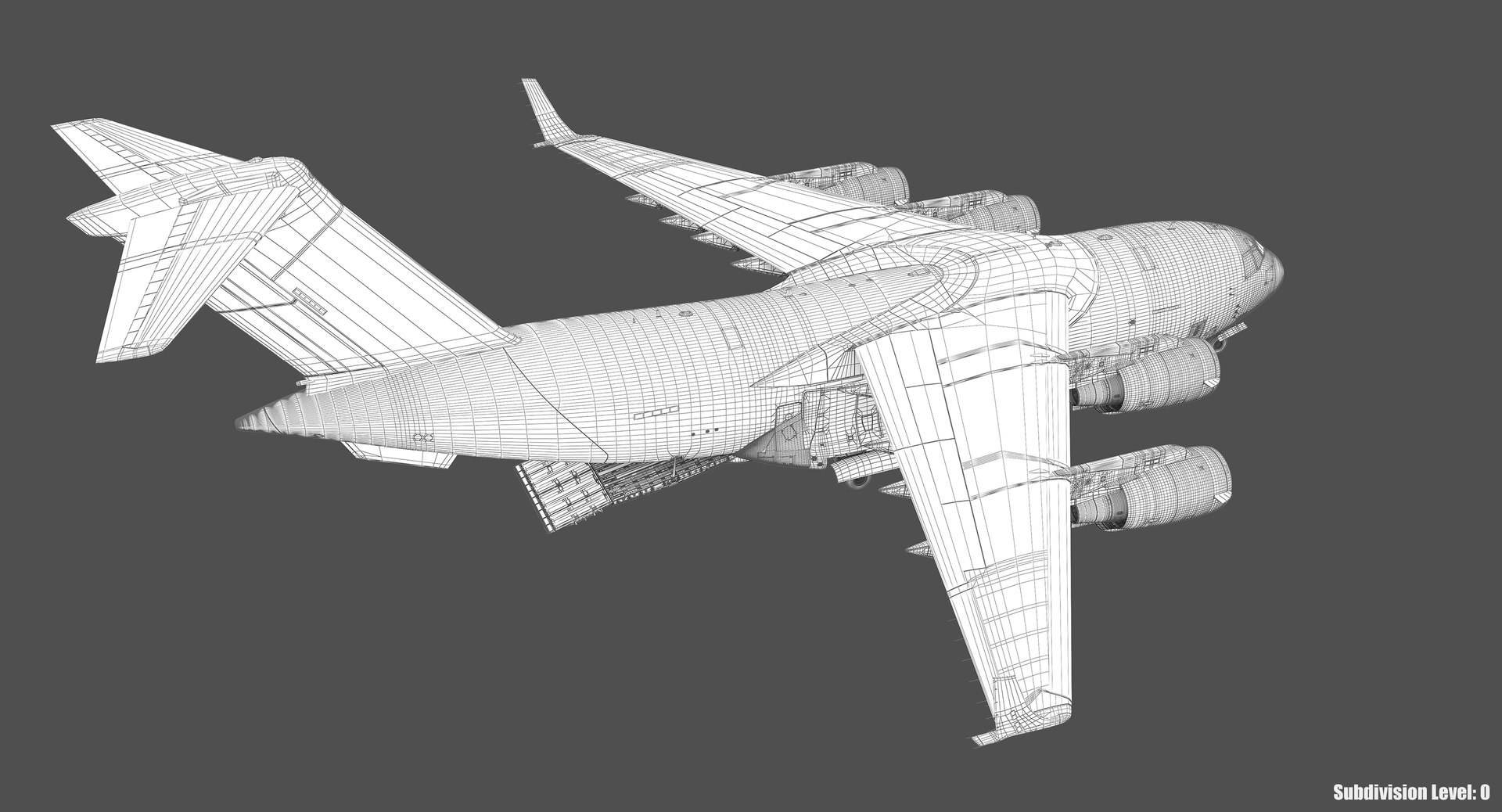c-17 globemaster 3D model https://p.turbosquid.com/ts-thumb/WA/xAIOyj/9SkzRTTo/wire1s0/jpg/1537366539/1920x1080/fit_q87/3db2f4d286d8cb562b5d63beca65b067ebbfc919/wire1s0.jpg