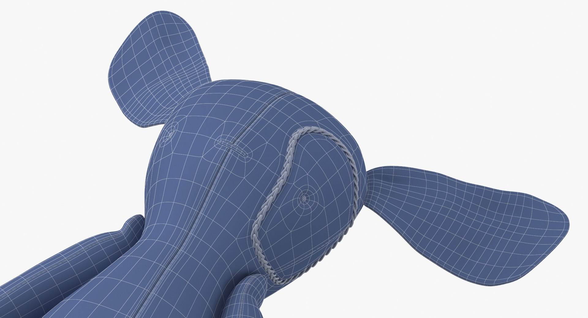 Suffed Animals Linen Dog Pose 01 And 02 3D Model - TurboSquid 2249435
