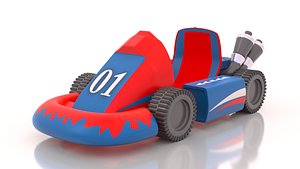 Cute cartoon Racing Car