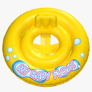 Inflatable Baby Pool Float 8K 3D model