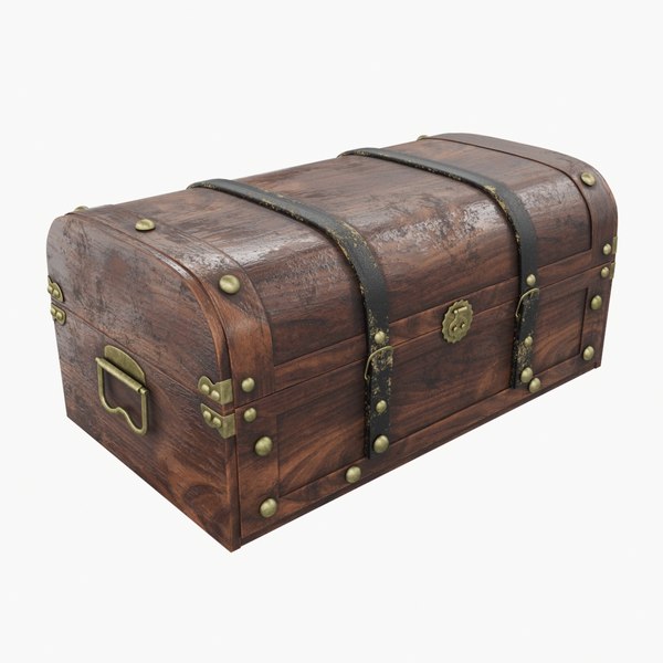 3D old chest 01 - TurboSquid 1400467