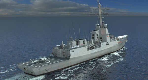 3D hmas australian navy scene - TurboSquid 1359588