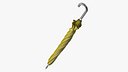 Classic Hook Handle Umbrella Folded
