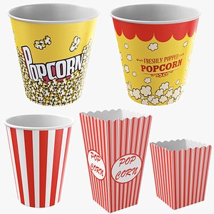 Empty Popcorn Cups Collection